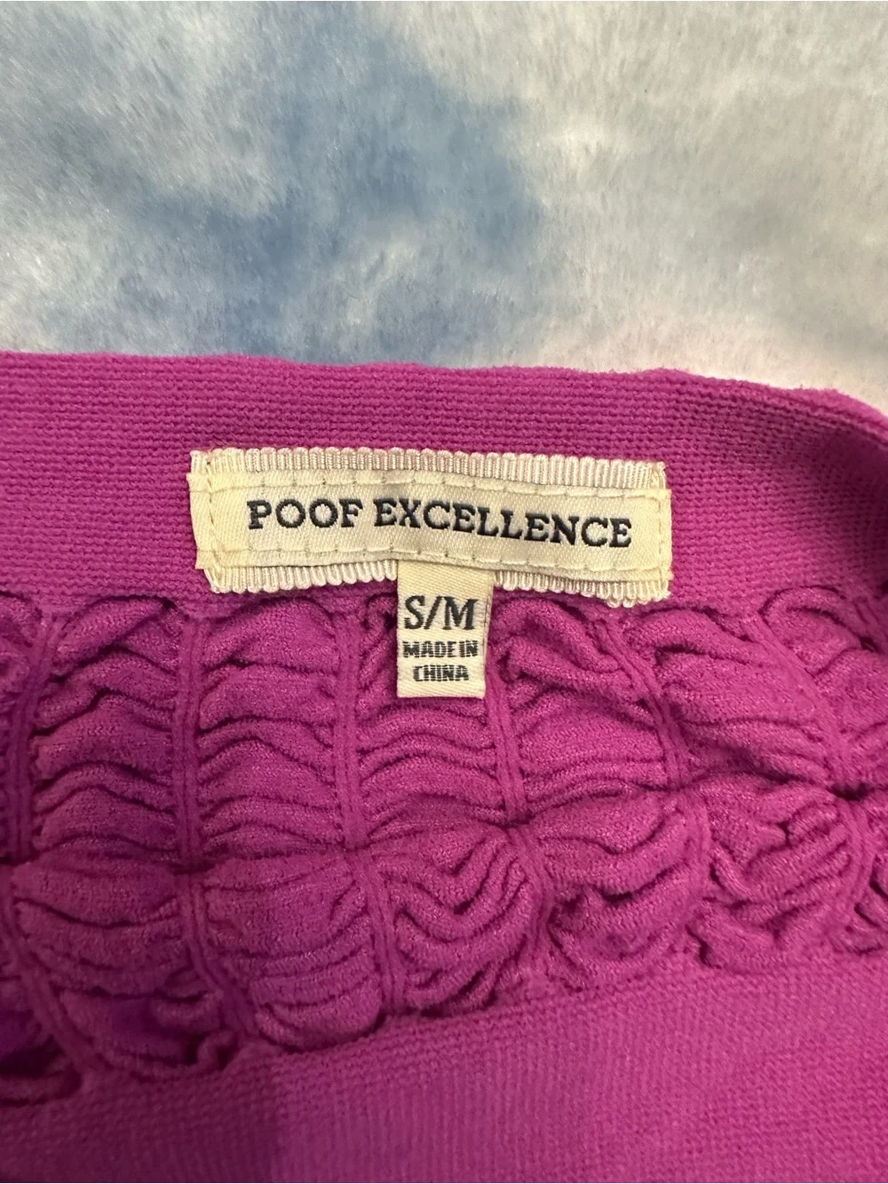 Poof Excellence Vibrant Magenta Mini Skirt
